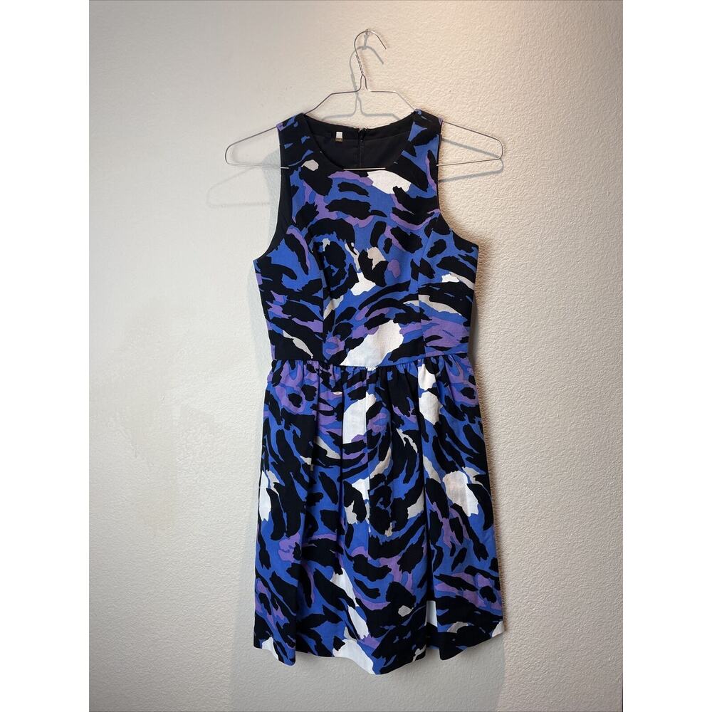Anthropologie 4c , Fit And Flare Short Multicolor Sleeveless Dress, Size 2